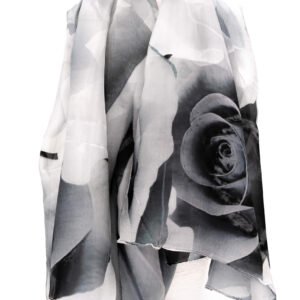 Selyemkendő Black Rose