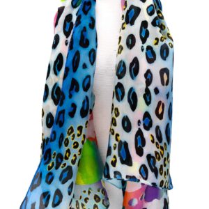 Selyemkendő Blue Leopard