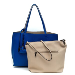 Borsa Kétoldalas Táska Blue&Beige