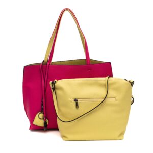 Borsa Kétoldalas Táska Purple&Yellow