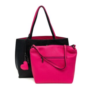Borsa Kétoldalas Táska Black&Purple
