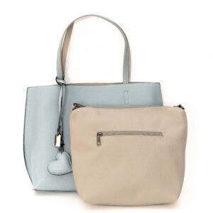 Borsa Kétoldalas Táska Turquoise&Beige