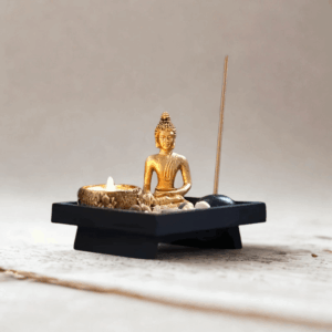 Zen Budha gyertyatrtó szett