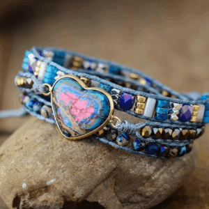 Blue Love Jáspis Karkötő
