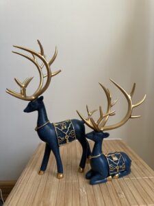 Click to view full screen Zen Kék Szarvas pár photo review