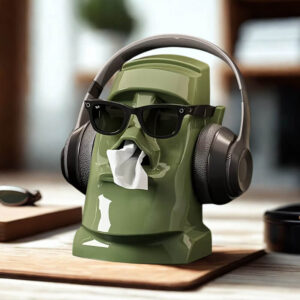 Modern többfunkciós papírtörlő tartó-zöld