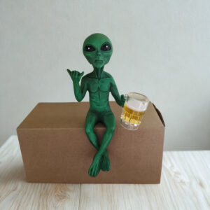 Vicces Alien dekoráció