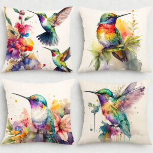 Kolibris párnahuzat szett 4 db