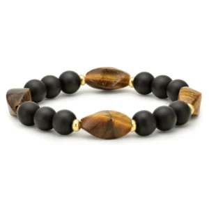 Ogun Ónix-Tigrisszem Karkötő