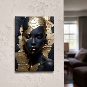 Női portré vászonnyomat